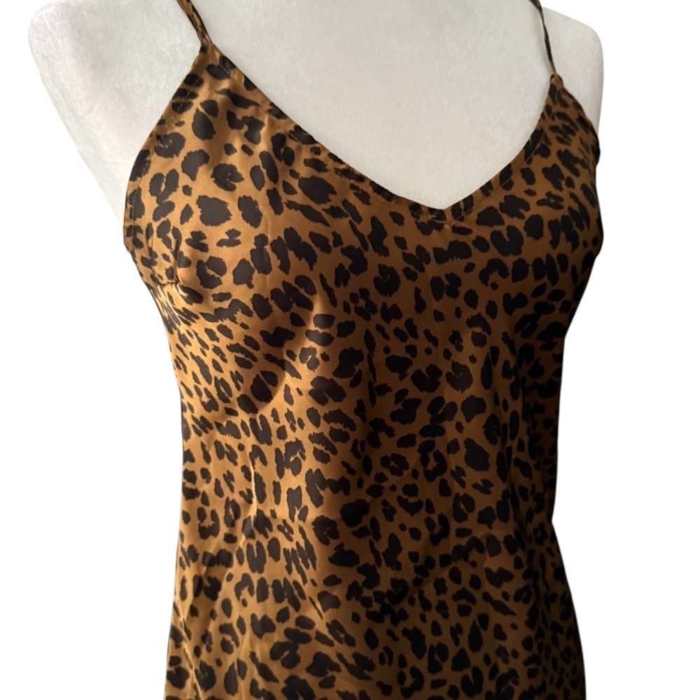 Leopard Print Slip Dress - Picture 4 of 4